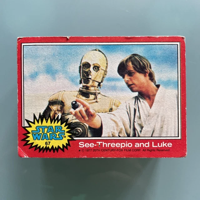 1977 Topps Star Wars Complete 66-Card Red 2nd Series ROUGH Set #67-132