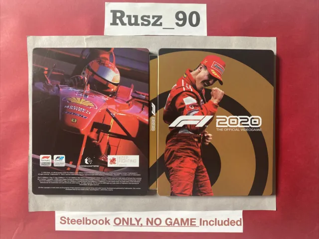 STEELBOOK ONLY F1 2020 PS4/Xbox One Michael Schumacher Deluxe Edition GOOD COND