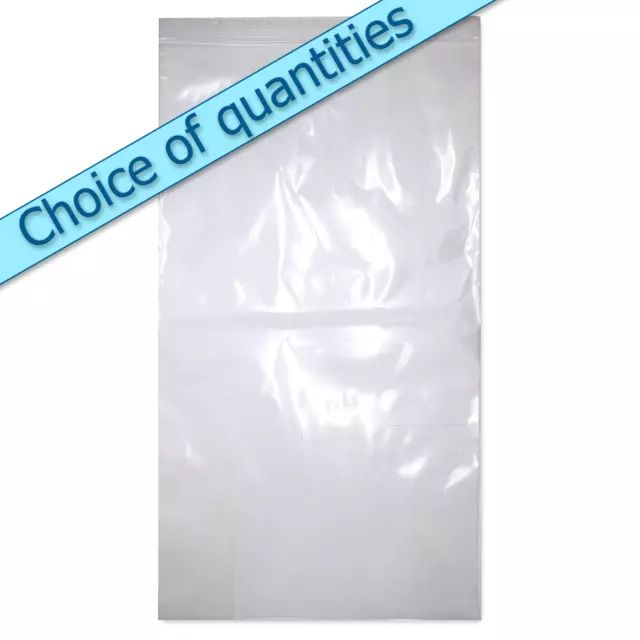 GL70 Thick Strong Clear Grip Seal Bags 10" x 18" / 254mm x 457mm 320 Gauge 80Mu