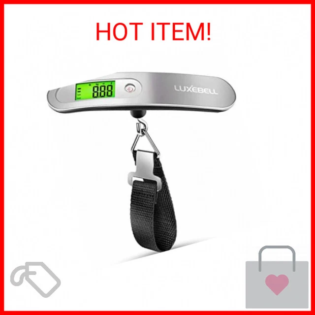 Digital Luggage Scale Gift for Traveler Suitcase Handheld Weight Scale 110lbs
