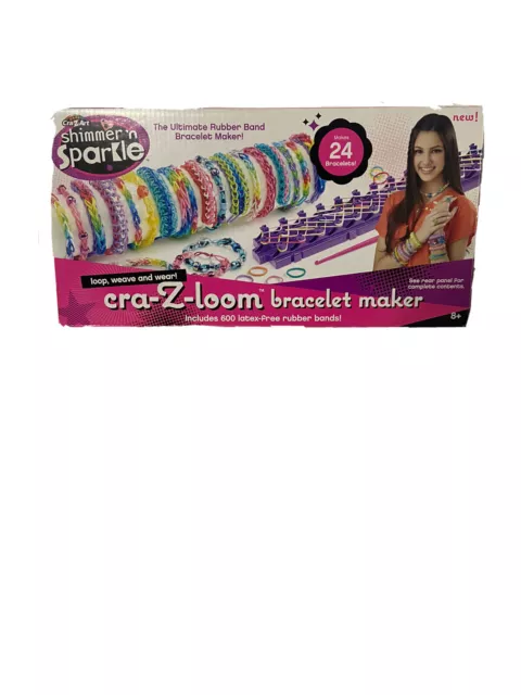 Cra-Z-Loom Super Value Set Loom Bands Kit 2100 Rubber Bands Shimmer Sparkle  NEW