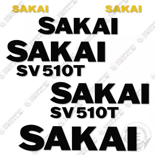 Sakai SV510T Decal Kit Roller - 7 YEAR OUTDOOR 3M VINYL!