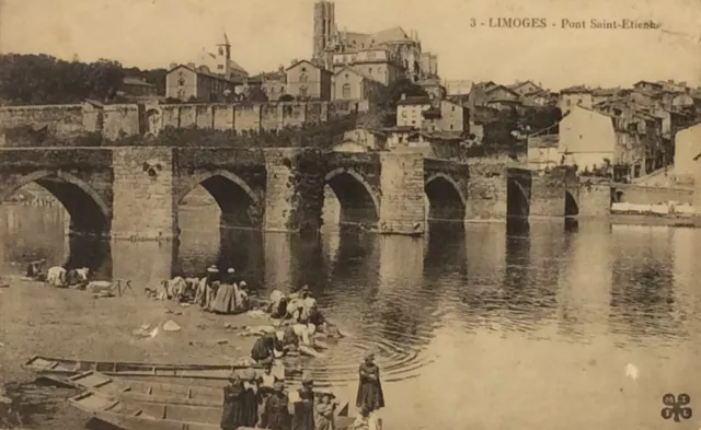 Cpa Limoges( Haute Vienne 87) Pont-Sainte- Étienne