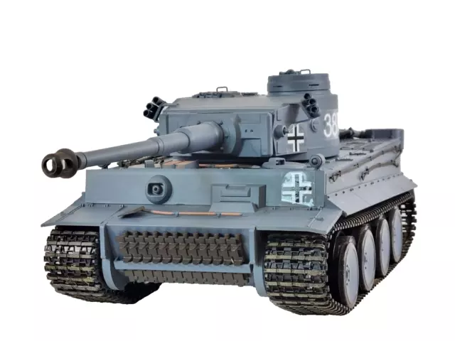 Char d'assaut, tank 1/6 RC Tiger I Full Metal Version BB - Radioco