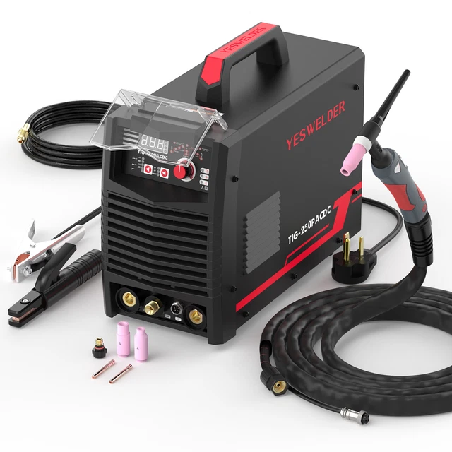 250 AMP PULSE Tig AC DC/Stick/Arc TIG Welder 220V TIG Welding Machine