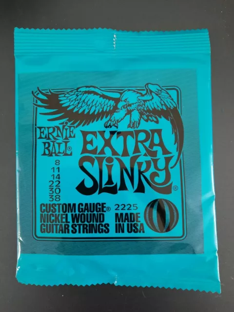 Ernie Ball 2225 Extra Slinky - Jeu De Cordes Guitare Electrique 08-38