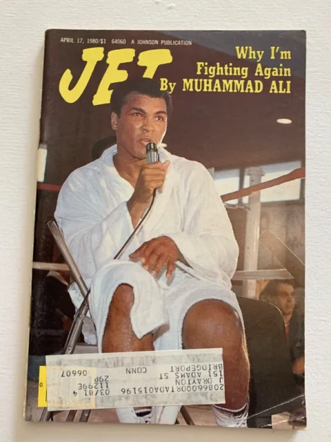 Jet Magazine April 17, 1980 Why I”m Fighting Again By Muhammad Ali 
