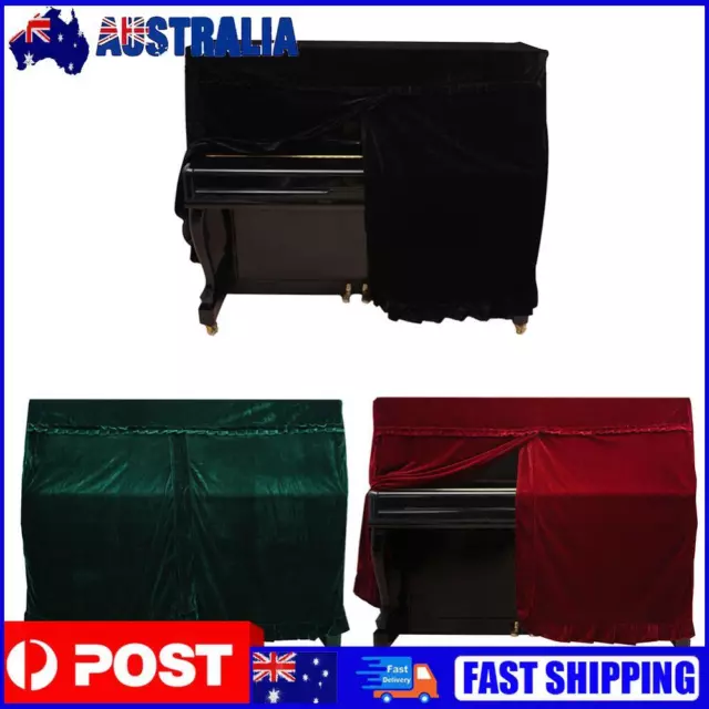 Universal Pleuche Upright Piano Cover Home Velvet Full Piano Dust-proof Cloth