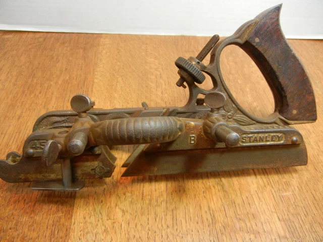 Antique/Vintage STANLEY No. 45 B Combination Plow PLANE Jan 22 1895