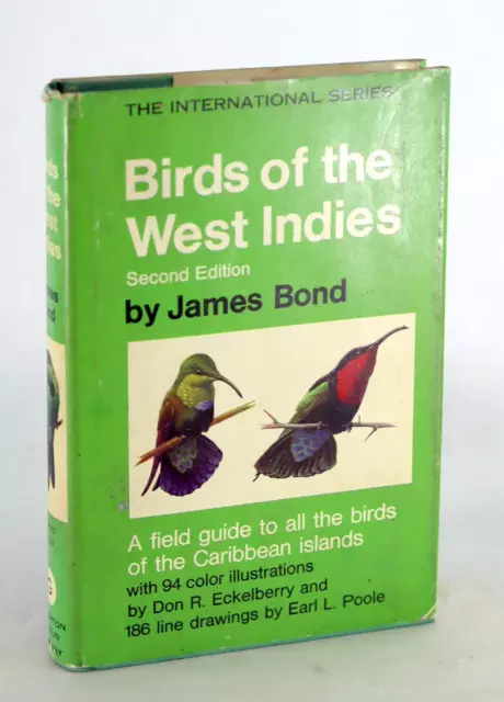 James Bond 1971 Birds Of The West Indies Inspiration of James Bond HC w/DJ