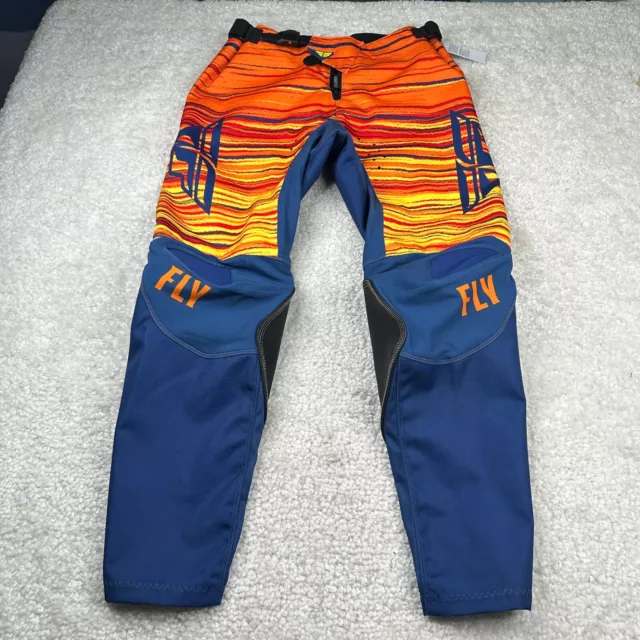 Fly Racing Pant Men 34 Orange Kinetic Wave Dirtbike Riding Gear MX Motocross