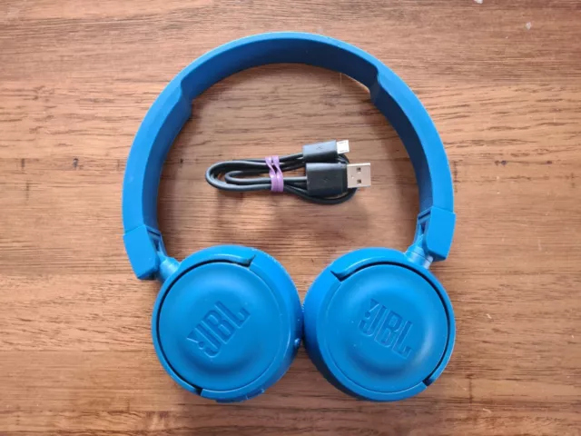 JBL T450BT WIRELESS On Ear Headphones Built In Headset Black