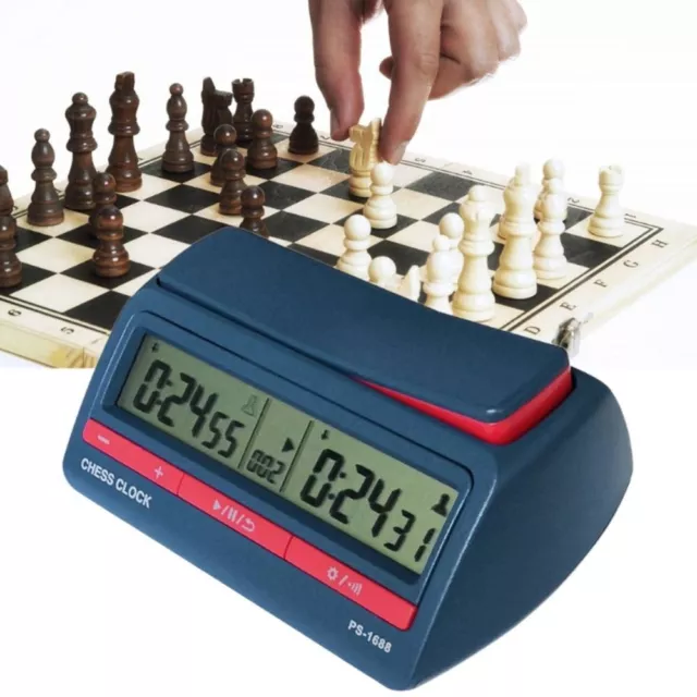 Multipurpose Game Timer Portable Game Stopwatch  Chessboard Competition