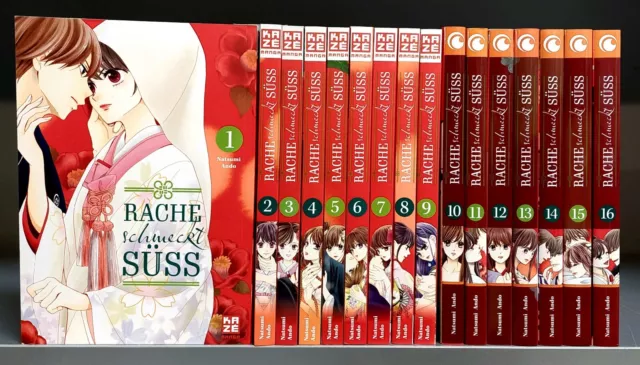 ⭐ Rache schmeckt süss  (KAZE Manga)⭐ Nr.  1-16 zusammen (neu) auf deutsch