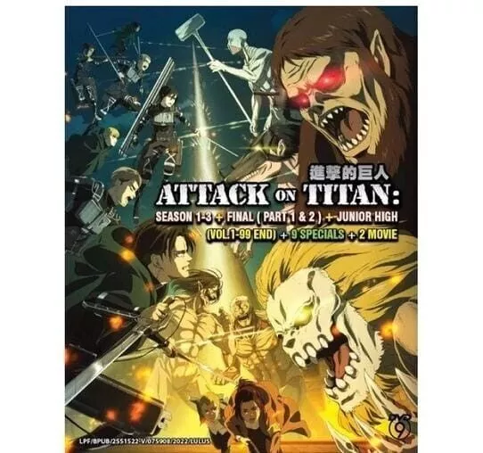 Attack On Titan Final Season Part 1. English Dub. English & Chinese  subtitle.
