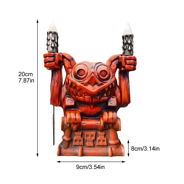 Nuova statua in pietra tazza d'acqua tribale decorazione tazza d'acqua 8*9*20 cm divertente