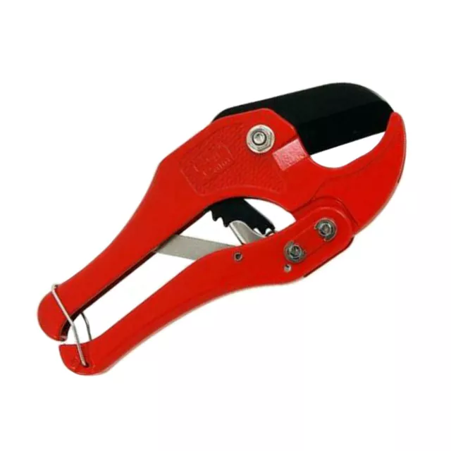 Ratchet Action 42mm Plastic Pipe Cutter Plumbing Tool PVC Water Tube Hose