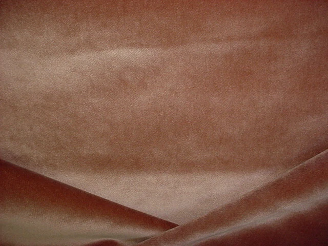 10-3/8Y Valdese Weavers Banks Spice Brown Low Pile Velvet Upholstery Fabric