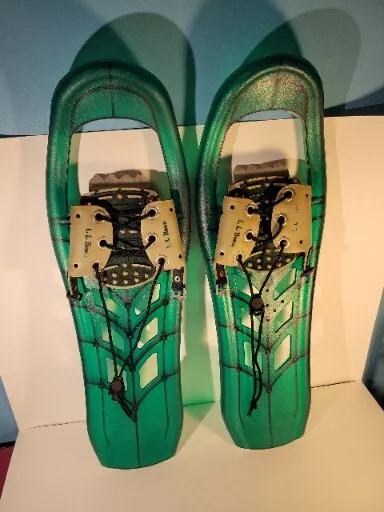 L.L. Bean Little Bear Emerald Green Snowshoes