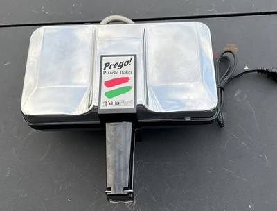 villaware pizzelle baker prego series ii