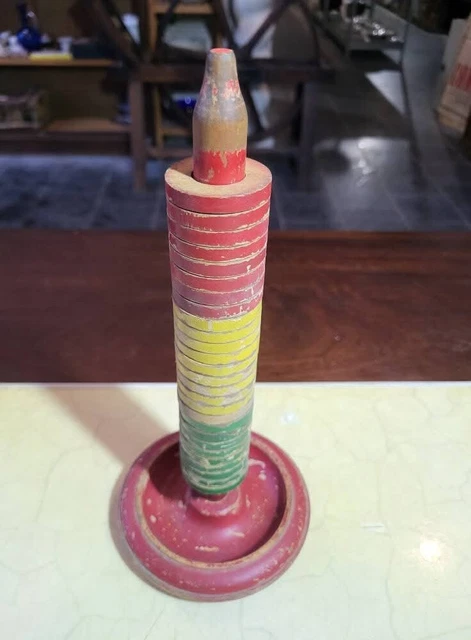Jeu Ancien La Zezette Parisienne / Bezette / 421 En Bois - Jeu De Société Vintage Rare
