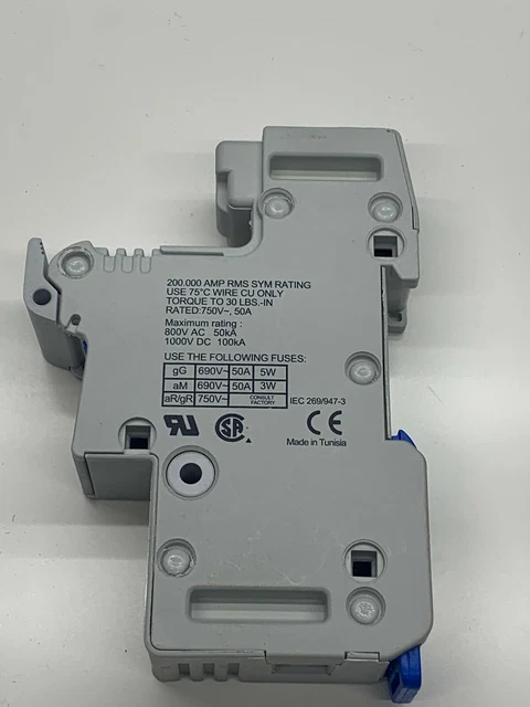 2 X Ferraz Shawmut Ultrasafe  US 141  - 750V- 50A NEW 5