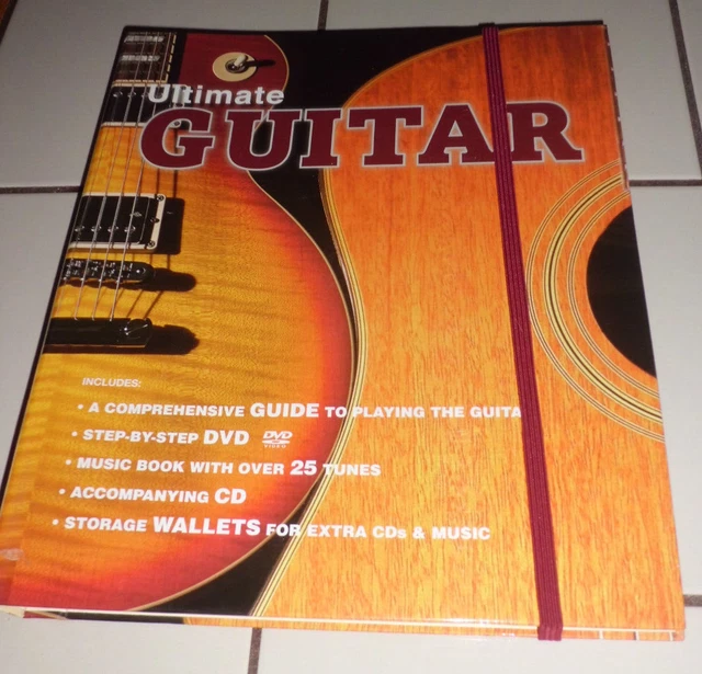 Learn To Play Series Guitar Hardcover Binder/Folder Box Set W/Audio Cd & Dvd