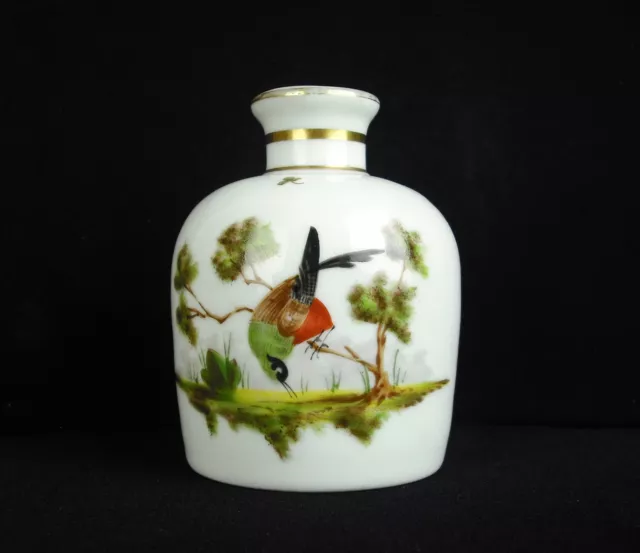 Boccetta O Piccolo Vaso Sèvres Per Decorazione di Uccello Insetti E 8 CM C