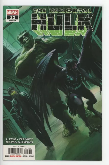 IMMORTAL HULK #22 NEAR MINT 2019 ALEX ROSS COVER 1st PRINT MARVEL COMICS b-178