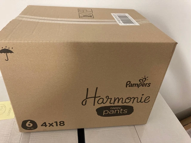 Couche pampers Harmonie nappy pants taille 6 (+15kg) 72 couches