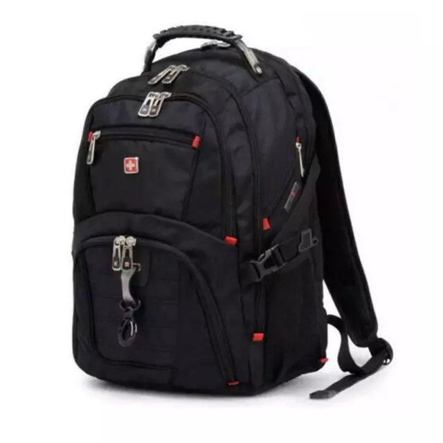 Black Wenger Swissgear 17.1 inch Laptop Backpack Notebook Bag Rucksack Backpack