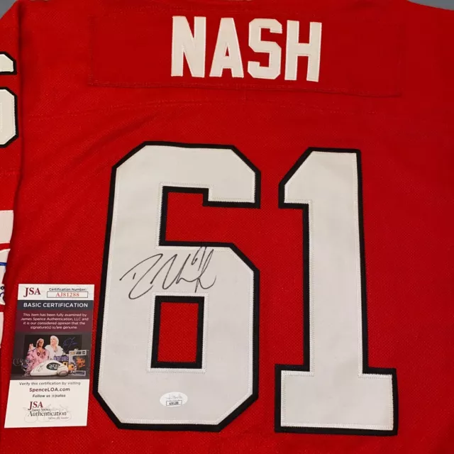 Rick Nash Team Canada 2010 Olympic Signed / Autographed Jersey Jsa Coa!!