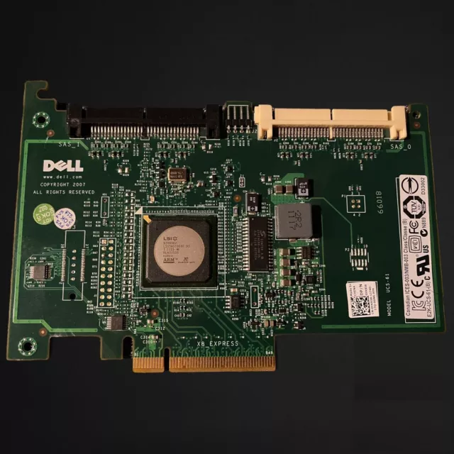 Dell JW063 0JW063 PERC 6/iR SAS Adapter Card UCS-61