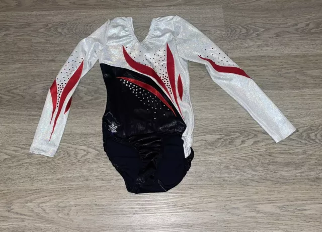 Nice! Child Medium Gymnastics Competition Leotards by Snowflake Designs Arise