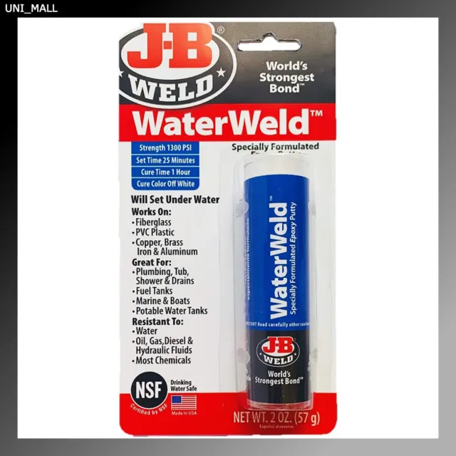 JB WELD Neuf 8277 Eau Soudage 59ml