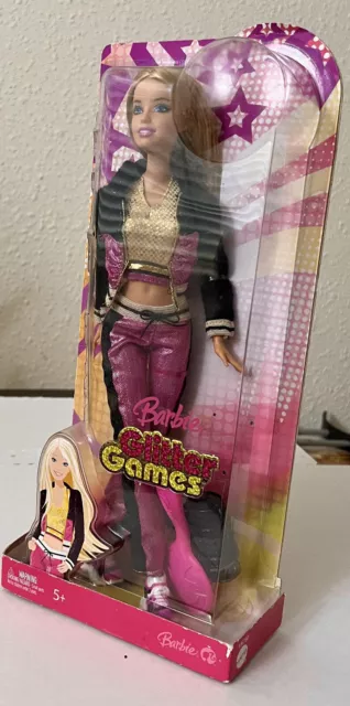 Barbie GLITTER GAMES , rare 2007 Edition, New in Box!