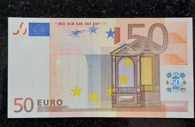 Billet de Banque /Banknote 50 euros 2002 W. Duisenberg FRANCE U L003 C2