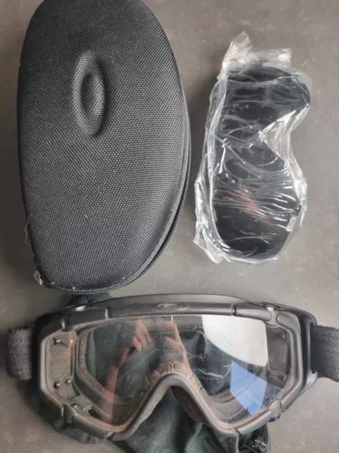 Masque balistique Oakley SI HDO / Ballistic goggle array clear / Grey.