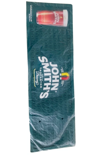 John Smiths strapazierfähige Gummi Biermatte Läufermatte Neu 20 Zoll x 6,2 Zoll