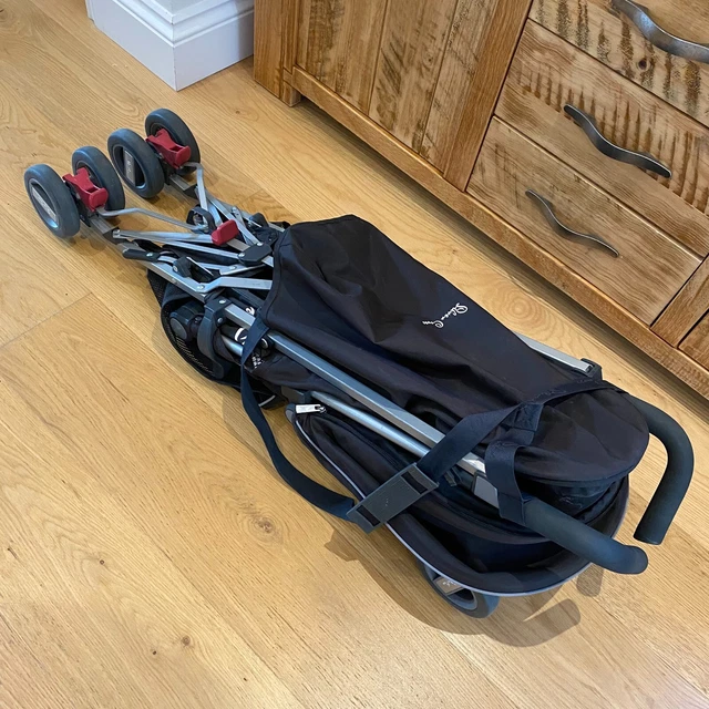 Silver Cross Zest Stroller Lightweight Push Chair Black Grey  inc Rain Cover 3
