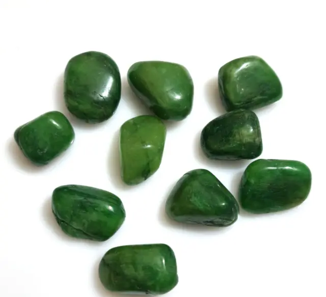 Cuentas caídas de esmeralda verde teñidas, lote de 10 piezas, piedras...