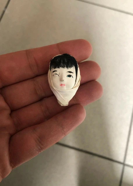 Petite Poupée Ancienne 22cm – Tête Porcelaine – 11 Articulations