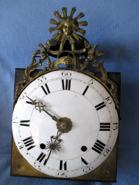 CADRAN ET FRONTON POUR HORLOGE LOUIS 15