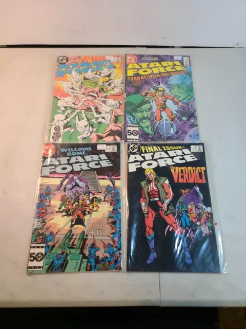 Lot 4x  DC Atari Force. 1980s #17, 18, 19, 20