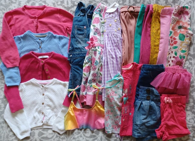 Girls Summer Bundle Of Clothes Age 2-3 Inc Next Primark Etc
