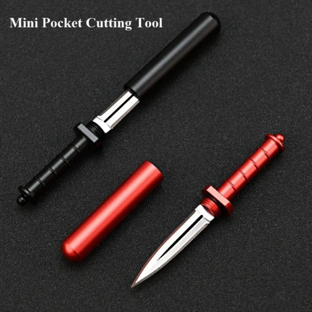 plein air Outils EDC Outil de coupe de poche Portable porte-clés Mini Couteau