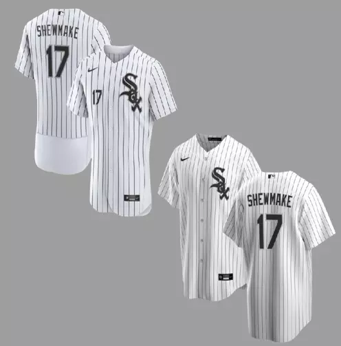 Chicago White Sox #17 Braden Shewmake All Stitched Cool Base Flex Base - Men's