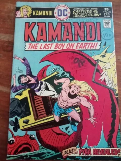 Kamandi The Last Boy On Earth #38 Feb 1976 (FN) Bronze Age Jack Kirby