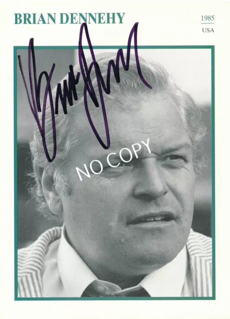 100% Original Autogramm Autograph Karte handsigniert Brian Dennehy E1.50