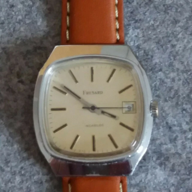 Montre Mécanique Homme FRESARD - Boîtier Acier, Mouvement Automatique | Occasion